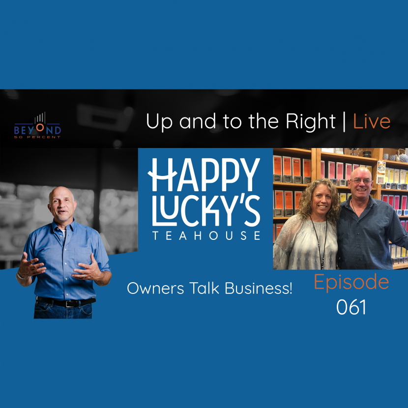 Happy Lucky’s Teahouse Owner Interview | Kari and George Grossman | Up and to the Right | Episode 061